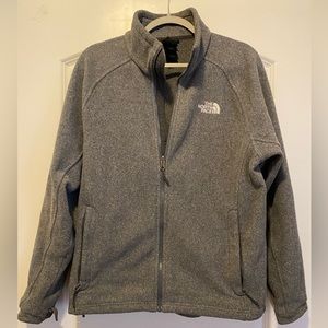 Grey North Face Fleece Jacket
